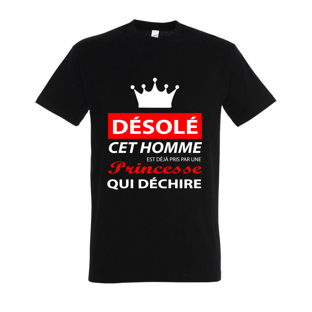 T-Shirt désolé cette Homme SubliimaJ0